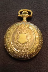 VINTAGE GOLD CALIBRI POCKET WATCH - Picture 1 of 4