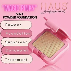 Xmas Christmas Gift -Magic Pinky Face Powder Compact Pressed Powder Foundation. - Picture 1 of 10