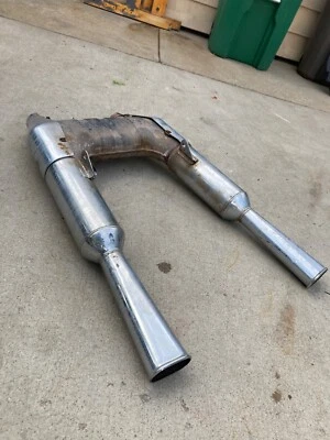 原始设备制造商排气消声器适用于 1984 年本田 Gold Wing GL1200 Aspencade – 双铬头 — 第 1/4 张图片