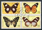 Sao Tome E Principe Viererblock 561-566 Gestempelt Schmetterling #Jt952