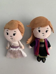 Disney Frozen 2 Lot Of 2 Anna Mini Plush Soft Toy Just Play 5” - Picture 1 of 4
