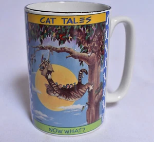 Cat Tales Coffee Mug Gary Patterson Now What Creator of Smiles Westwood 1998 - Picture 1 of 12