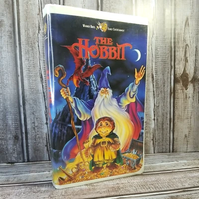 The Hobbit (VHS, 2001, Clamshell) Warner Bros Family J.R.R. Tolkien Animated - Image 1 of 4