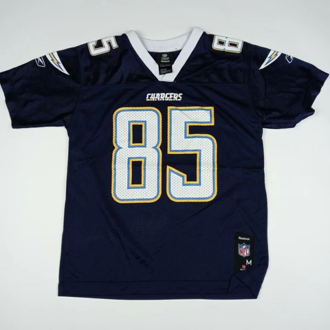 REEBOK San Diego Chargers Antonio Gates Football Jersey NFL Youth 10-12 Medium Cover