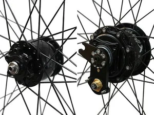 28" Disk LRS Rohloff Speedhub schwarz +Son 28 neu schwarz Felge Rigida Andra 40 - Bild 1 von 4