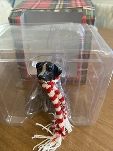 German Short-Haired Pointer w/Scarf Christmas Ornament Sandicast with Box - Picture 1 of 4