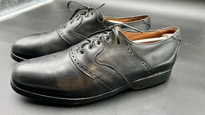 Allen Edmonds Linwood Golf Shoes Mens Size 13 B Black Leather - Image 1 of 4
