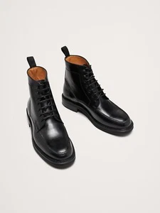 Herren Banana Republic 9,5 Jaxson Leder Stiefel Schwarz NEU! 759652 - Bild 1 von 8