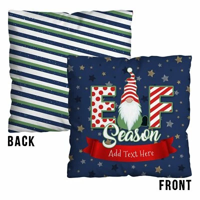 Almofada Personalizada - Estação dos Elfos - Presente de Natal Personalizado - Imagem 1 de 2