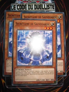 YU-GI-OH! COM SECRETAIRE DE SAUVEGARDE X3 (PLAYSET) COTD-FR002 NEUF EDITION 1 - Picture 1 of 1