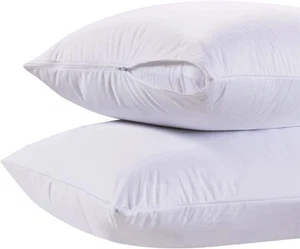 King Pillow Covers with Zipper 2 Pack - 20 x 36 Ultra-Soft, Cozy and Noiseles... - Picture 1 of 7
