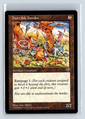 (4x) HORRIBLE HORDES – MTG Magic the Gathering Card – Mirage – Uncommon - Image 1 of 4