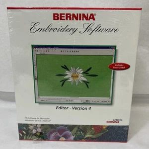 BERNINA Artista Embroidery Software Windows 98 2000 XP Editor Version 4 SEALED - Picture 1 of 5