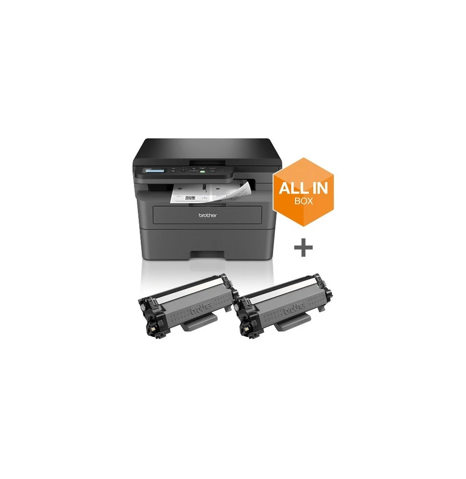 MULTIFUNZIONE BROTHER LASER DCP-L2627DWXL A4 32PPM 128MB 250FF DUPLEX USB2.0 WiF - Immagine 1 di 1