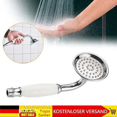 Handbrause Retro Nostalgie Duschkopf Brause 1/2 " Schlauchanschluss DEU ✅ - Bild 1 von 4