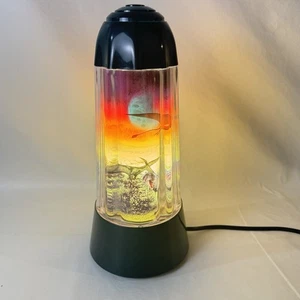 Vintage 1994 Rabbit Tanaka Spencers Rotating Dinosaur Lamp - Picture 1 of 4