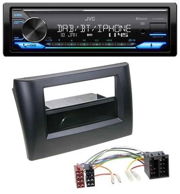 JVC Bluetooth DAB USB MP3 Autoradio für Fiat Stilo 192 01-08 Ablagefach - Bild 1 von 4