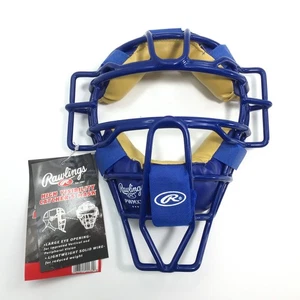 NEW Rawlings PWXMY High Visibility Catcher’s Mask Youth Ages 5-12 Blue Tawian - Picture 1 of 17