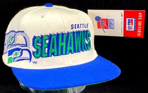 Vtg Seattle Seahawks Sports Specialties Shadow Snapback NFL Hat Pro Line NWT - Picture 1 of 7
