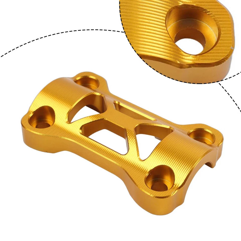 Lenker Riser Mount Clamp Top Abdeckung Gold Für Honda CB500X 2019-2022 - Bild 1 von 4