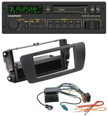 Blaupunkt USB DAB Bluetooth MP3 Autoradio für Seat Ibiza 6J ab 08 nitschwarz AN1 - Bild 1 von 4