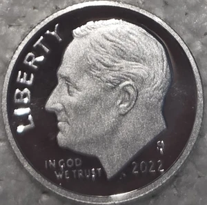 2022-S Roosevelt Dime Silver Proof Coin US Mint From Set - Picture 1 of 4
