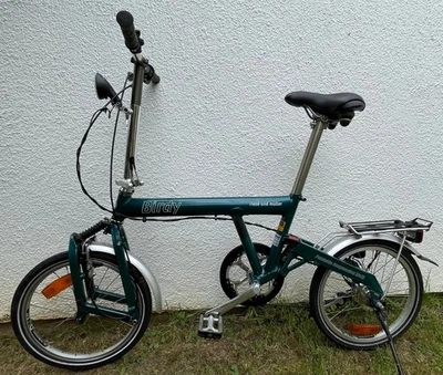 Riese & Müller Faltrad Birdy grün, 7-Gang Nabenschaltung, mit Transporttasche - Bild 1 von 4