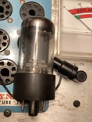 Uno, Mullard 5AR4 GZ34, base grasa, doble obturador, f31, Gran Bretaña, 5AR4 GZ34 Foto 1 de 4