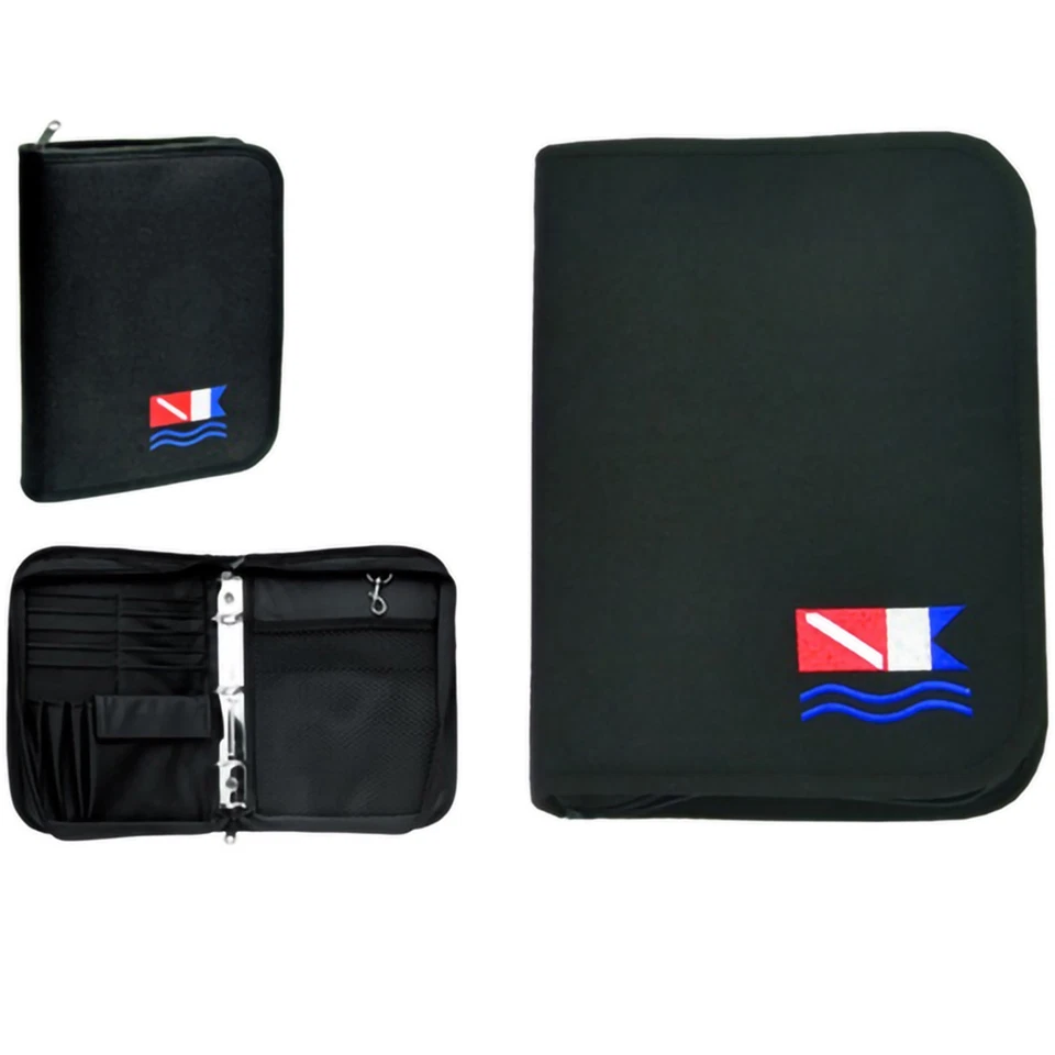 Innovative Scuba Concepts 3-Ring Dive Log Book w/ Insert Accessories, Black - - Image 1 of 1