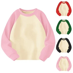 Boys' And Girls' Fleece Hoodie Autumn/Winter Medium Children's Solid Color Warm - Picture 1 of 22