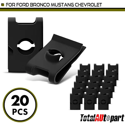 20 piezas tuercas en U de fosfato para Ford Chevrolet Dodge Plymouth Chrysler #8 tamaño de tornillo Foto 1 de 4