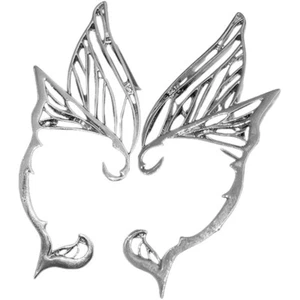 Pendientes de Elfo Mariposa Clip de Hadas para Mujer Ala de Perno sobre Orugas Joyería de Colección - Imagen 1 de 12