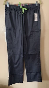Vera Bradley Scrub Pants Grey PO#3381 Mary Cargo Medical Size M NWT - Picture 1 of 6
