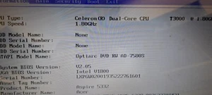 Acer Aspire 5332 Intel 2.5 GHz Processor 4GB RAM MOTHERBOARD - Picture 1 of 5