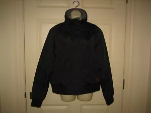 HARLEY DAVIDSON~Women's Black/Gray reversible Graphic Puffer Jacket~ SZ L/XL~ - Picture 1 of 15
