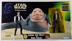 Star Wars: Power of the Force Jabba the Hutt & Han Solo Action Figure 1997 - Picture 1 of 12