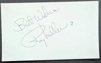 Ray Miller - 1985 Debut Autographed GPC - Deceased 2021 - Image 1 of 3