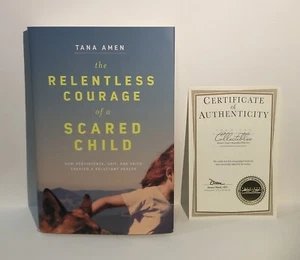 Tana Amen Signed Relentless Courage Of A Scared Child Autographed Book - Bild 1 von 2