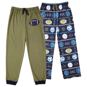 Saint Eve Kids 2 Pack Sleep Pant Flame Resistant Solid & Print Size 7 - Picture 1 of 2