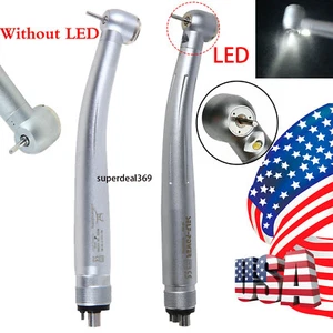 Generador electrónico dental LED/no LED turbina de alta velocidad pieza de mano botón pulsador 4 orificios O - Imagen 1 de 25