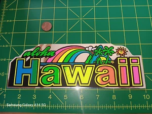 ALOHA HAWAII VINTAGE Sticker / Decal ORIGINAL old stock - Bild 1 von 2