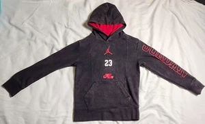 Nike Jordan Jumpman Sweatshirt KIDS Size Small Hoodie Logo Black Washed Logo - Picture 1 of 21
