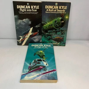 Vintage 3x Duncan Kyle Paperback Books Bundle Lot Mystery, Adventure, Espionage - Picture 1 of 9