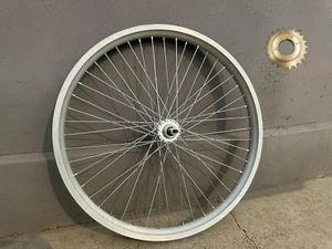 Llanta Trasera Bicicleta CDH 26"X3.5 12G y 22T Volante, Rueda Bicicleta Color Plata - Imagen 1 de 14