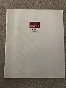 Rover 800 Series brochure dated 1990 pub no 4207 in VGC large Format - Picture 1 of 14