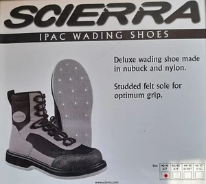 Scierra Ipac Watschuh mit Filzsohle mit Spikes Stollen 40/41 Watschuhe Wathose - Bild 1 von 1