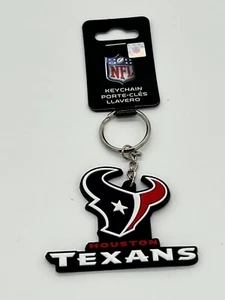 Houston Texans Rubber Keychain NFL Football Team Sports America - Picture 1 of 3