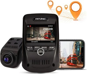REXING V1 MAX 4K Dash Cam 3840X2160@30fps UHD WiFi GPS Car Camera Night Vision - Picture 1 of 9