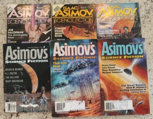 Six issues Asimov's SciFi Magazine; 1990s &2008; List in Description - Picture 1 of 19