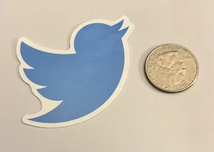 Twitter Blue Bird Logo Sticker - Picture 1 of 1